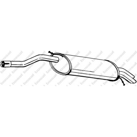 Koncový tlmič výfuku BOSAL 279-947