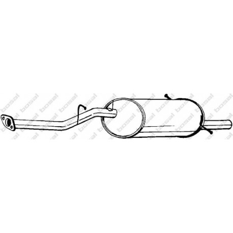 Koncový tlmič výfuku BOSAL 279-945