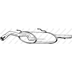 Koncový tlmič výfuku BOSAL 279-239