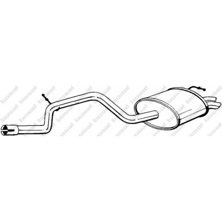 Koncový tlmič výfuku BOSAL 279-113