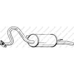 Koncový tlmič výfuku BOSAL 278-903