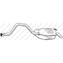 Koncový tlmič výfuku BOSAL 278-857