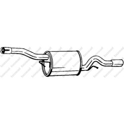 Koncový tlmič výfuku BOSAL 278-689