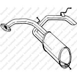 Koncový tlmič výfuku BOSAL 278-585