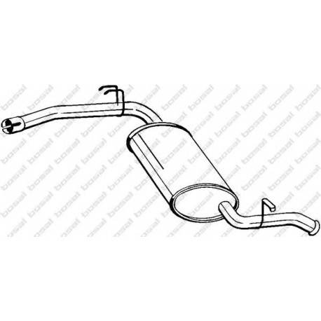 Koncový tlmič výfuku BOSAL 278-503