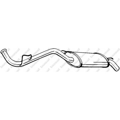 Koncový tlmič výfuku BOSAL 278-429