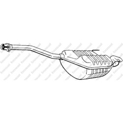 Koncový tlmič výfuku BOSAL 278-397