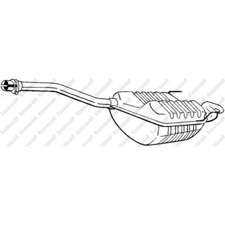 Koncový tlmič výfuku BOSAL 278-397