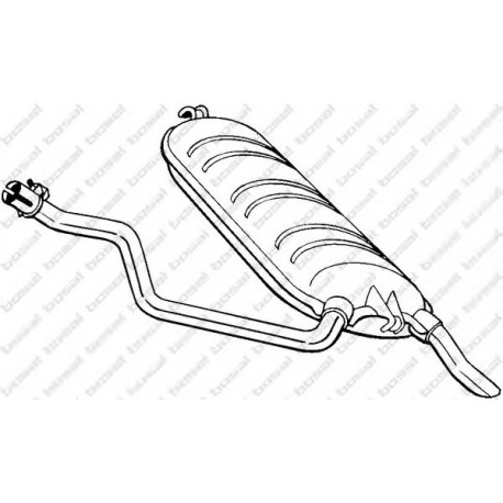 Koncový tlmič výfuku BOSAL 278-229