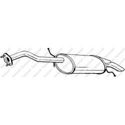 Koncový tlmič výfuku BOSAL 278-125