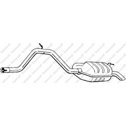 Koncový tlmič výfuku BOSAL 278-091