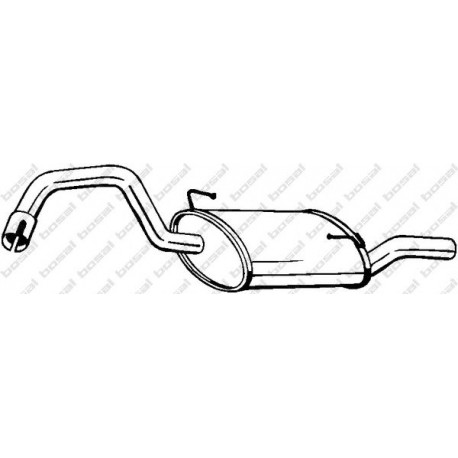 Koncový tlmič výfuku BOSAL 235-931