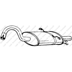 Koncový tlmič výfuku BOSAL 235-269