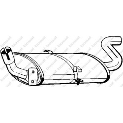 Koncový tlmič výfuku BOSAL 235-185