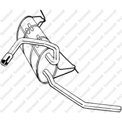 Koncový tlmič výfuku BOSAL 235-031