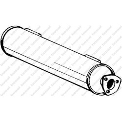 Koncový tlmič výfuku BOSAL 233-525