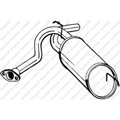Koncový tlmič výfuku BOSAL 229-755