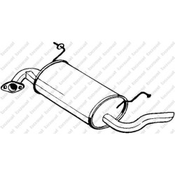 Koncový tlmič výfuku BOSAL 229-593