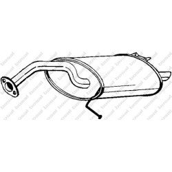 Koncový tlmič výfuku BOSAL 228-895