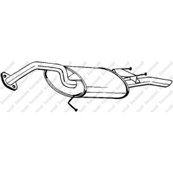 Koncový tlmič výfuku BOSAL 228-891