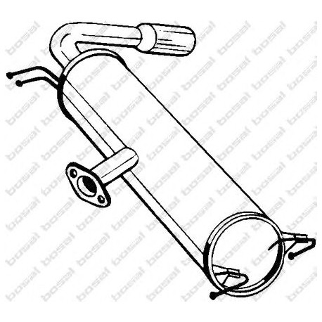 Koncový tlmič výfuku BOSAL 228-047