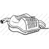 Koncový tlmič výfuku BOSAL 215-003