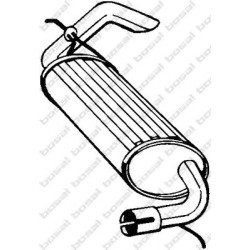 Koncový tlmič výfuku BOSAL 211-403