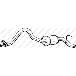 Koncový tlmič výfuku BOSAL 211-071