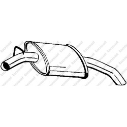Koncový tlmič výfuku BOSAL 210-821