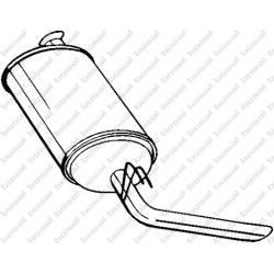 Koncový tlmič výfuku BOSAL 200-971