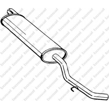Koncový tlmič výfuku BOSAL 200-959