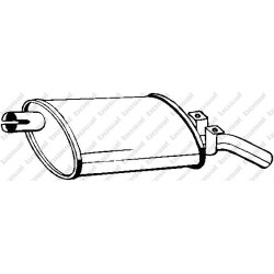 Koncový tlmič výfuku BOSAL 200-953