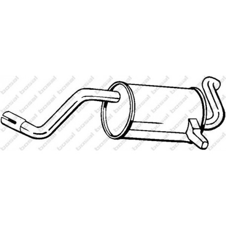 Koncový tlmič výfuku BOSAL 200-517