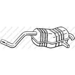 Koncový tlmič výfuku BOSAL 200-515