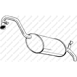 Koncový tlmič výfuku BOSAL 200-211