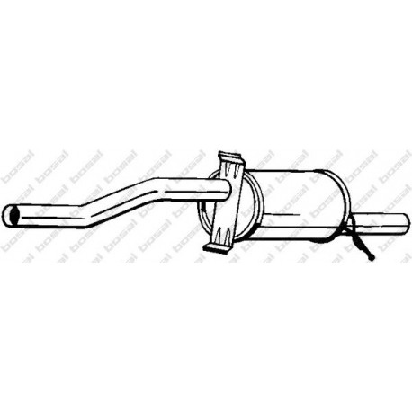 Koncový tlmič výfuku BOSAL 200-085