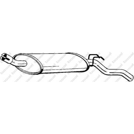 Koncový tlmič výfuku BOSAL 200-051