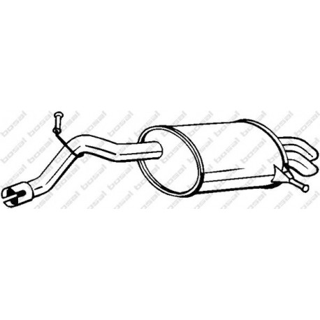 Koncový tlmič výfuku BOSAL 190-193