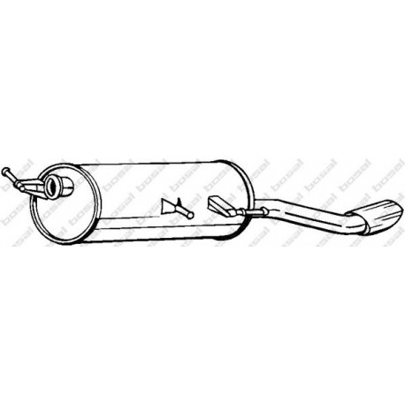 Koncový tlmič výfuku BOSAL 190-091