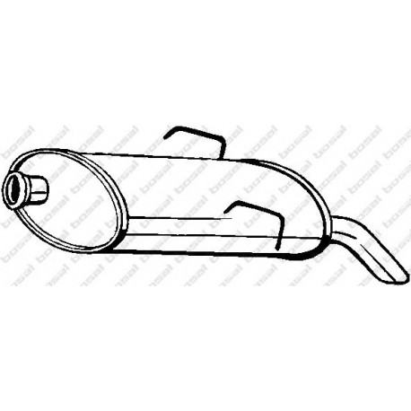 Koncový tlmič výfuku BOSAL 190-077