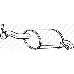 Koncový tlmič výfuku BOSAL 190-025