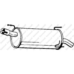 Koncový tlmič výfuku BOSAL 185-969