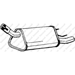 Koncový tlmič výfuku BOSAL 185-613