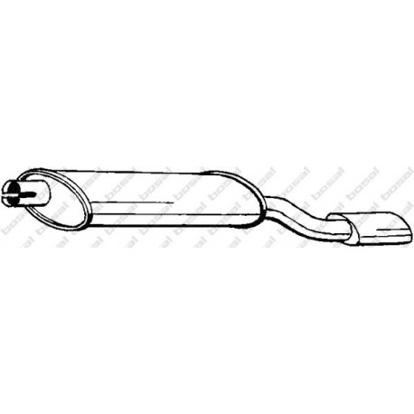 Koncový tlmič výfuku BOSAL 185-337