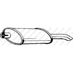 Koncový tlmič výfuku BOSAL 185-315
