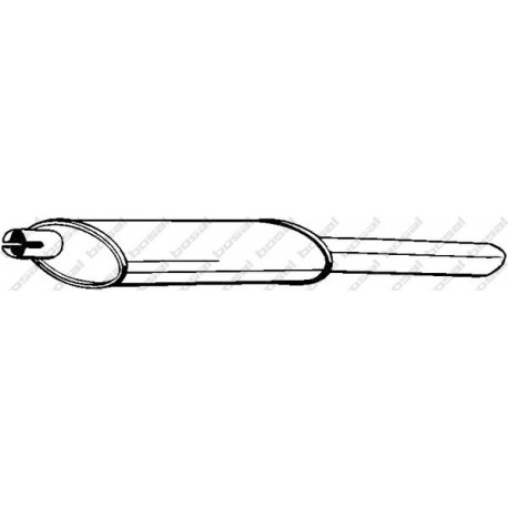 Koncový tlmič výfuku BOSAL 185-281