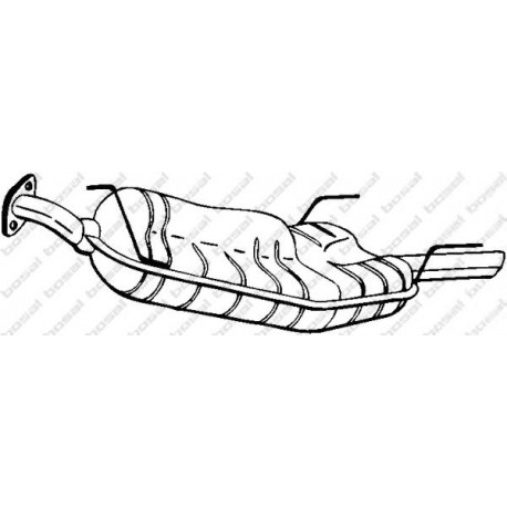 Koncový tlmič výfuku BOSAL 185-109