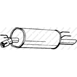 Koncový tlmič výfuku BOSAL 185-097