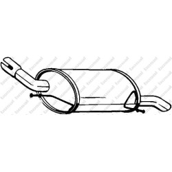 Koncový tlmič výfuku BOSAL 185-095