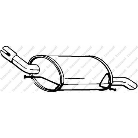 Koncový tlmič výfuku BOSAL 185-095
